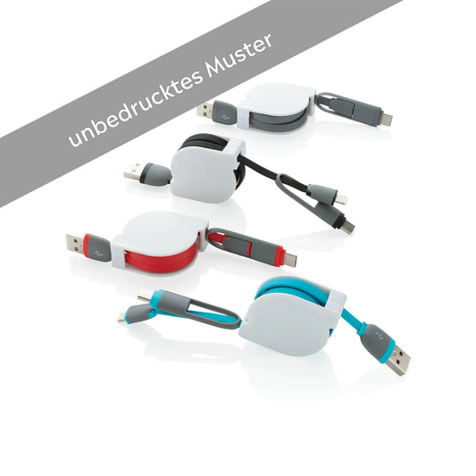 3-in-1 ausziehbares Kabel Muster