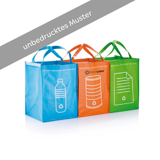 3tlg. Recycling Set Muster