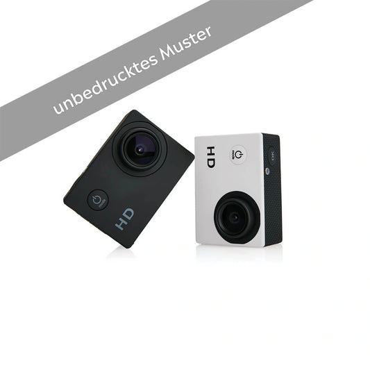 Action Kamera mit Zubehör Muster
