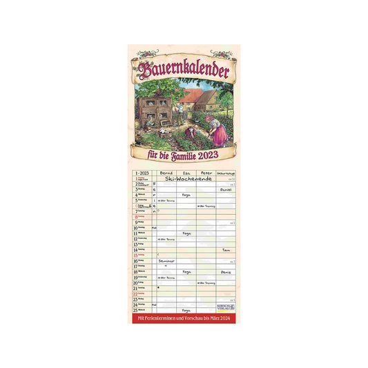 Bauernkalender für die Familie