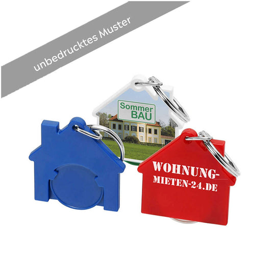 Chiphalter mit 1€-Chip Haus MUSTER