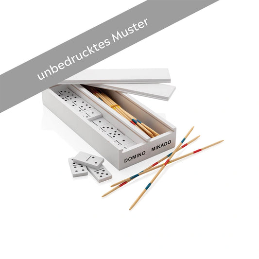 Deluxe Mikado/Domino Set in HolzMuster