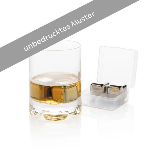 Eiswürfel aus Stainless Steel Muster