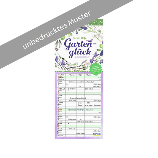 Familienplaner Gartenglück MUSTER