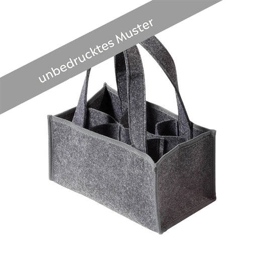 Flaschentasche Filz Muster