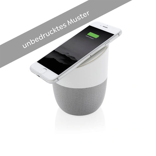 Home-Lautsprecher und Wireless-Charger Muster