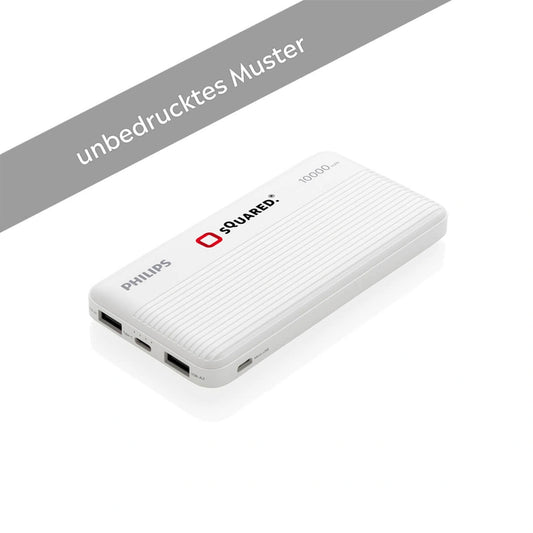 Philips 10.000 mAh Slim-Powerbank Muster