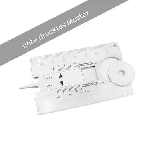 Reifenprofilmesser Card Muster