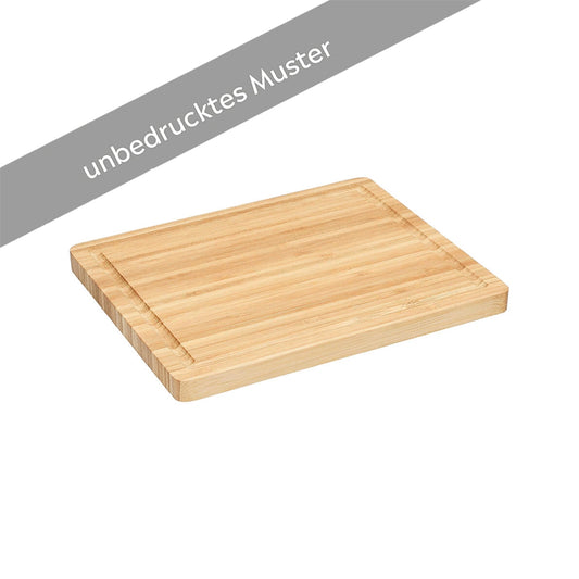 Schneidbrett Bamboo Rechteck klein Muster