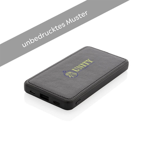 Tusca 10.000 mAh PU Powerbank Muster