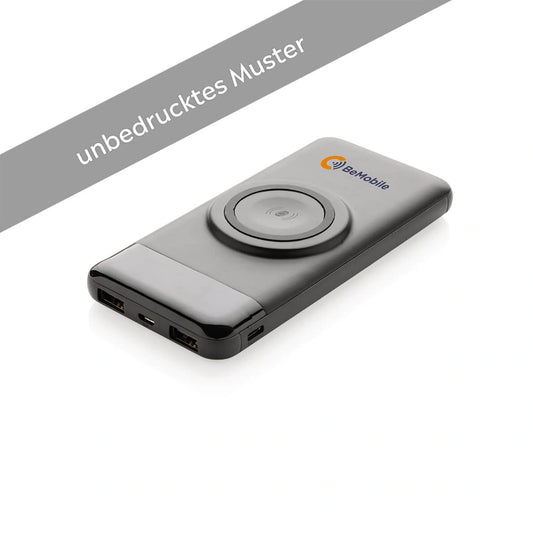 Wireless Powerbank mit Watch-Charger Muster