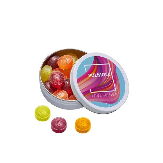 XS-Taschendose mit Pulmoll Halsbonbons Express