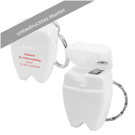Zahnseide-Schlüsselanhänger MUSTER