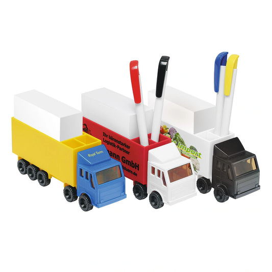 Zettelbox in LKW-Form