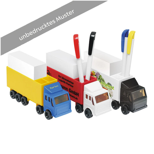 Zettelbox in LKW-Form MUSTER